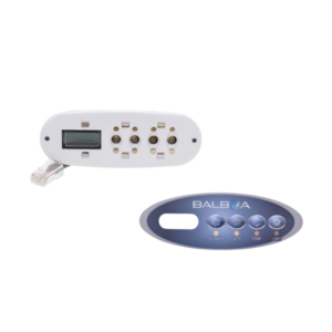 Panel de control Balboa VL200 con 4 teclas incluye membrana autoadhesiva