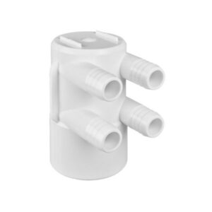 DISTRIBUIDOR DE 2 H CON 4 SALIDAS ACANALADAS DE 3-4