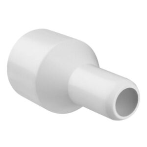 Accesorio reductor de PVC de 1 pulgada hembra a 3/4 de pulgada macho para fontanería de spas y jacuzzis.