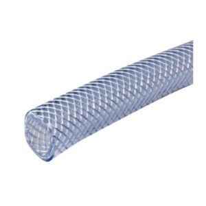 Rollo de tubería de PVC flexible reforzada con espiral rígida de 3/4 de pulgada para circuitos de agua en spas.