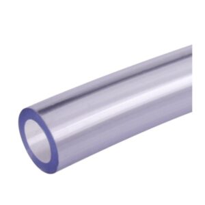 Rollo de manguera de vinilo transparente de 3/4 de pulgada para sistemas de aire y drenaje en spas de hidromasaje.