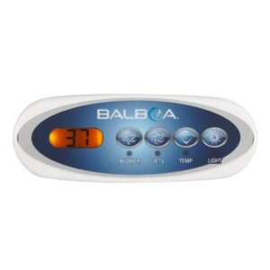 Panel de control Balboa VL200 compacto de 3 o 4 botones con pantalla LCD para spas