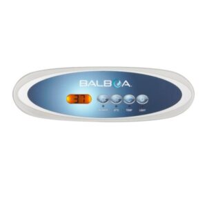 Panel de control Balboa VL260 ovalado de 4 botones con pantalla LCD para spas y jacuzzis