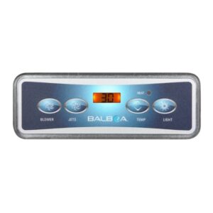 Panel de control Balboa VL401 de 4 botones con pantalla LCD para sistemas de spa serie GS.