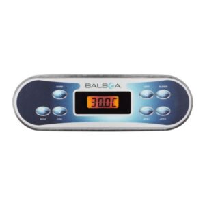 Panel de control LCD Balboa VL700S de 7 botones con conector RJ45 para sistemas de control de spa serie GS.