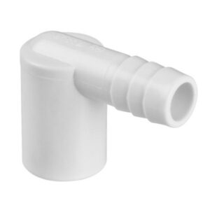 Codo en L de 1/2" M a 1/2" M+ acanalado