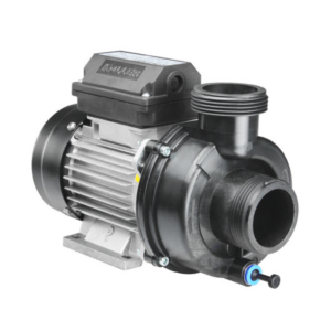 Bomba para spa Koller de 0,16 HP con puerto de aspiración central para filtración de spas y jacuzzis.