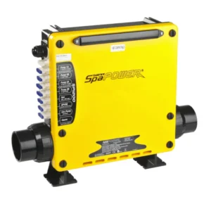 Sistema de control SP1200 Spa Power para gestión de temperatura, bombas y luces en spa.