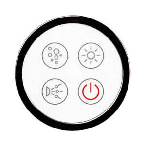 Teclado de control Joyonway PB001 redondo de 4 teclas
