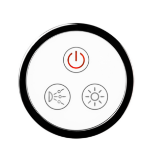 Panel Joyonway de tres botones encendido, luz y bomba