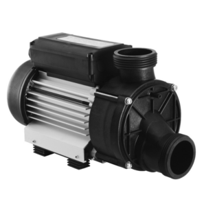 Bomba compacta de hidromasaje HydroAir HA350 de una velocidad, color negro, ideal para instalación en espacios reducidos de bañeras y spas