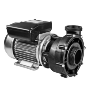 Bomba de agua JTC PCF210M de 2.1 caballos de fuerza para spas, con carcasa negra de alta resistencia y motor eléctrico ventilado