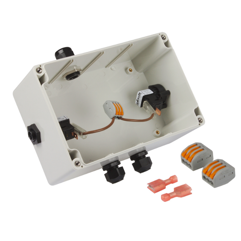 Caja de control neumática Balboa 2 interruptores