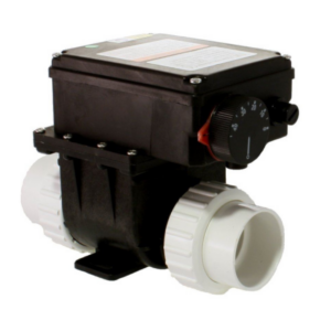 Calentador de agua LX Whirlpool H30-RS1 de 3000W en acero inoxidable, diseño recto de flujo pasante para spas y bañeras de hidromasaje