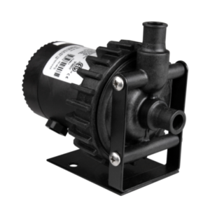 Bomba circuladora pequeña Laing E3 con cuerpo de latón y roscas de 1/2 pulgada, diseño de motor esférico negro para recirculación doméstica