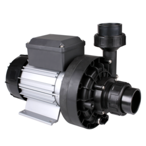 La bomba SIREM PBL1C80K1B de una velocidad se usa para los jets de masaje de los spas, pero también en las piscinas.