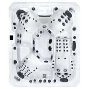 Vista cenital del spa Maximus de 6 plazas