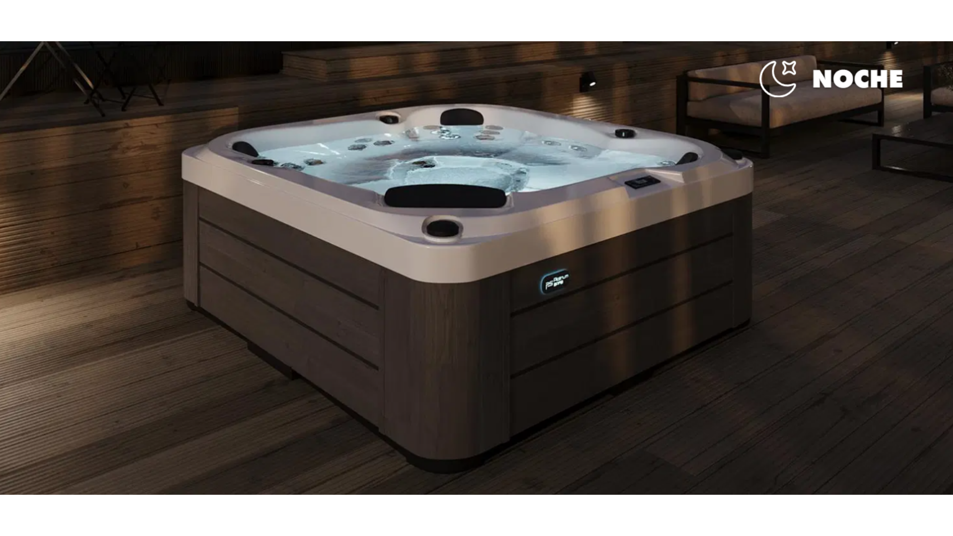 vista nocturna spa st tropez