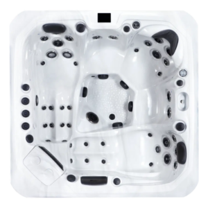 Vista cenital de spa Kenya de 5 plazas en venta en Apecon Soluciones