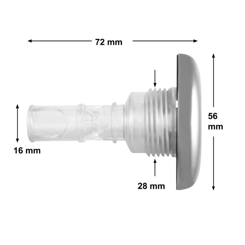 Jet Rising Dragon 2" - Directional Inox