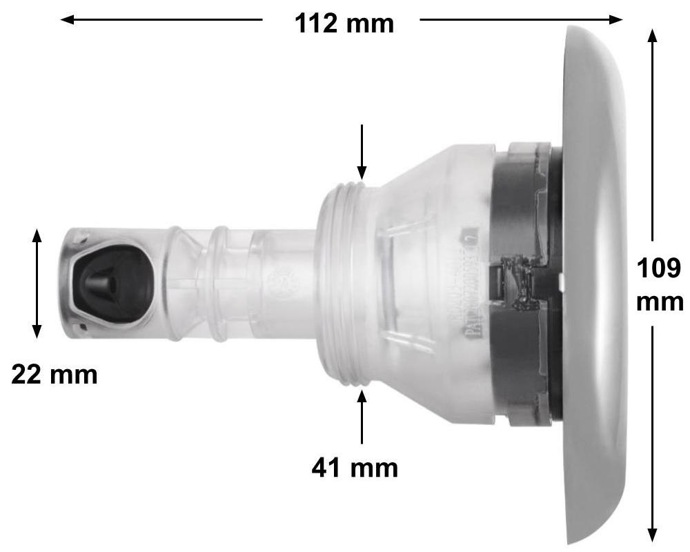 Jet Rising Dragon de 4" - Twin Roto Inox - Imagen 2
