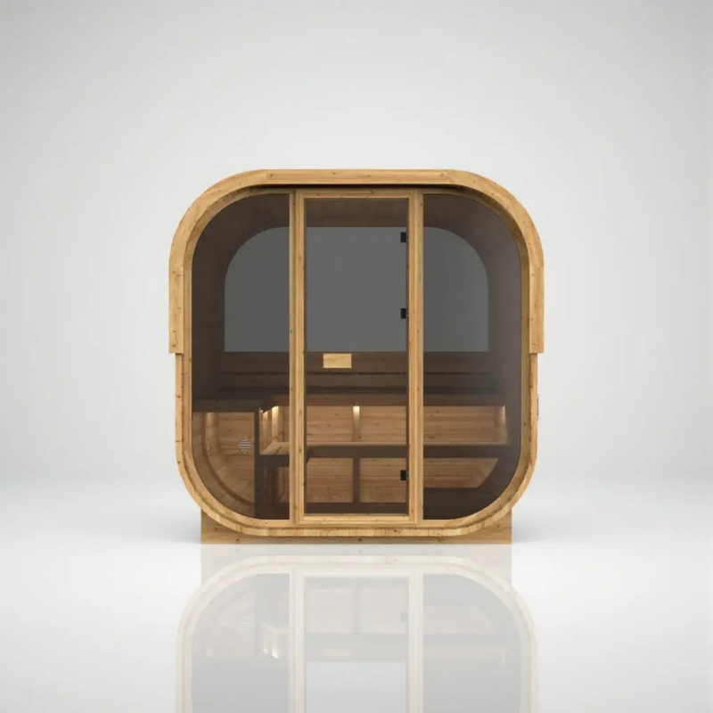 Sauna Cube - Con capacidad para 2-3 personas.