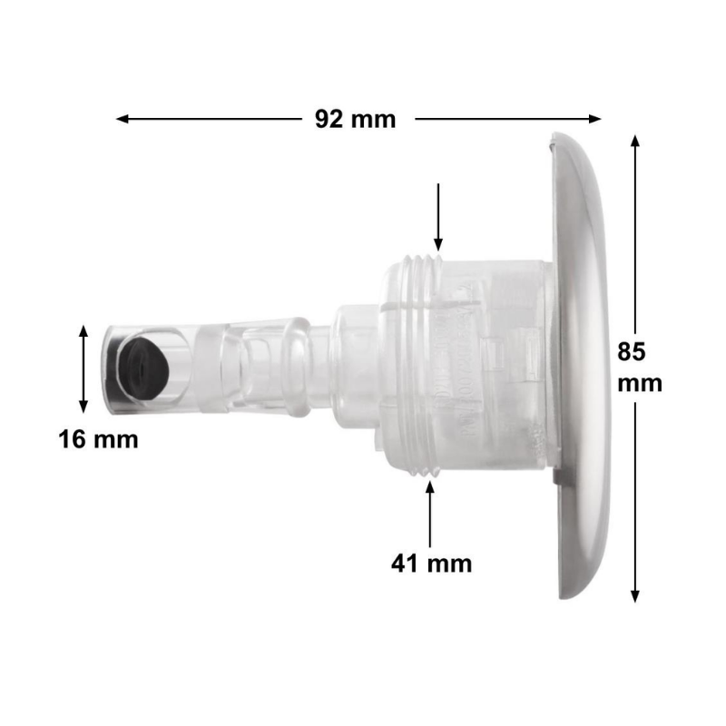 Jet Rising Dragon de 3" - Directional Inox LED - Imagen 2